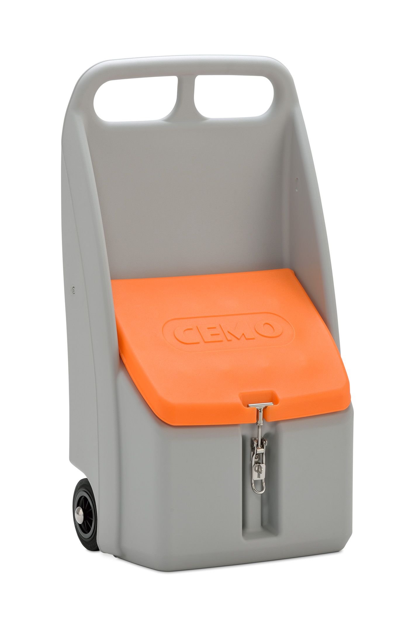 CEMO GO-BOX 70, mit Trennwand, grau/orange – 11285/11286