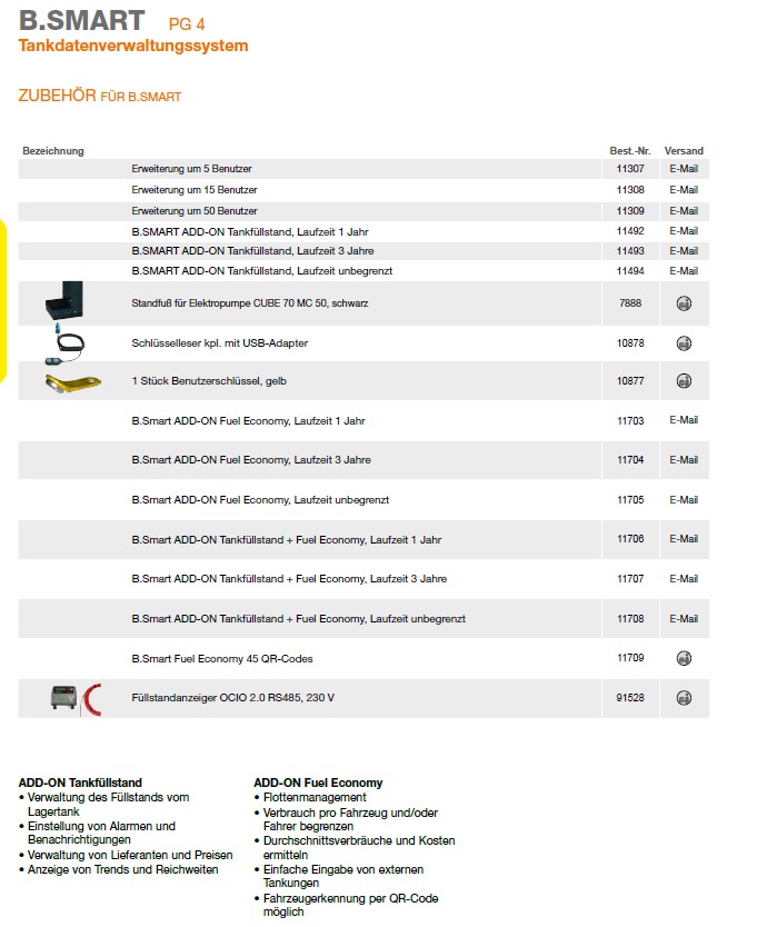 CEMO Diesel-Zapfsäule 100 B.SMART - 10 Benutzer - 11292