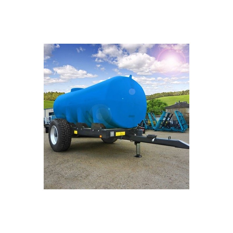 Duraplas Wasserwagen / Fasswagen, 2500 l, blau, mit ABE – CHAQ2500ABE