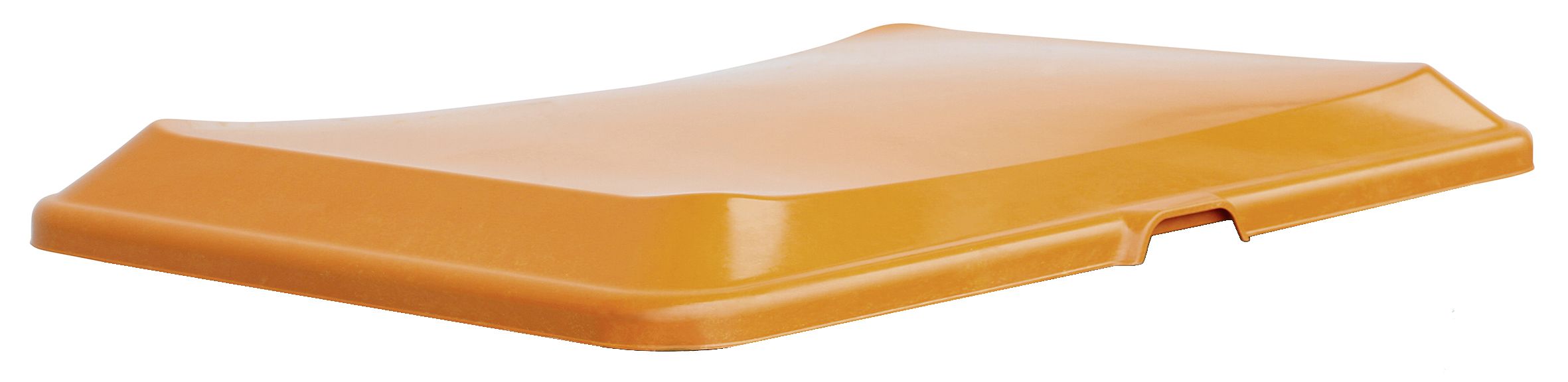CEMO Zubehör für Rechteckbehälter unterfahrbar – Stapeldeckel orange