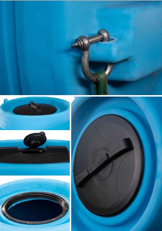 Duraplas DuraTank V-Eco  3000 V Wasserbehälter, blau – AQ3000V-5012