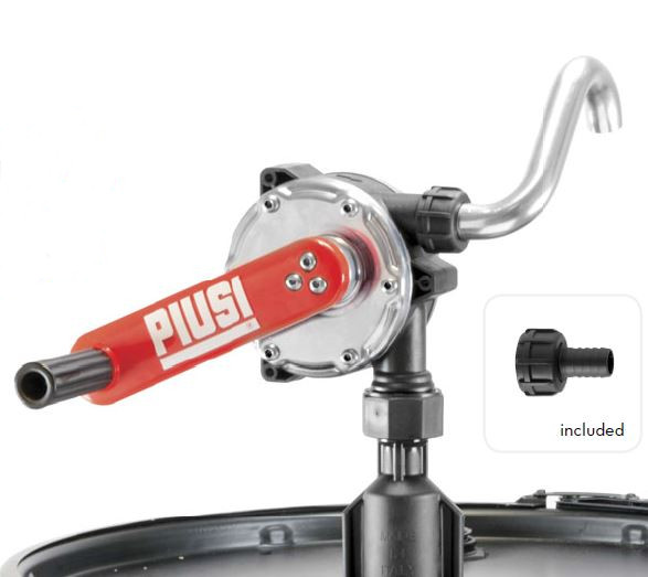 Piusi Handkurbelpumpe mit S-Auslauf - F00332500
